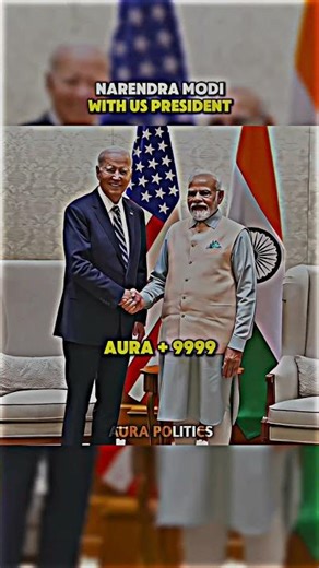 Narendra Modi With Us President 🗿 #politics #sigmarule #putin #shorts #sigma #israel #modi