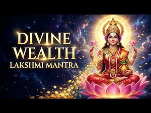 Om Shreem Mahalakshmiyei Namaha ✨ 1 Hour Lakshmi Mantra for Wealth, Prosperity & Divine Blessings