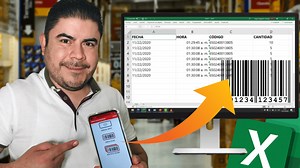 Usa tu celular como LECTOR DE CÓDIGO DE BARRAS, QR y envía parámetros a Excel - Sergio Alejandro Campos