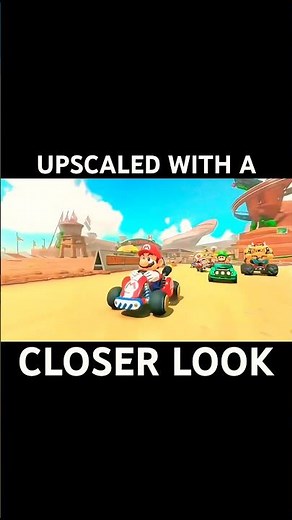 NEW upscaled closer look at mario kart 9 #mario #mariokart #mk8dx #nintendo #mariokart9 #mk9