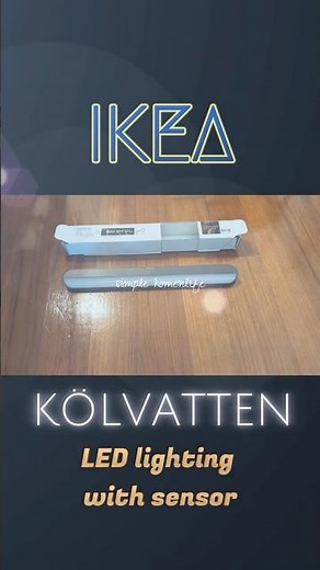 IKEA 宜家家居 KÖLVATTEN 感應燈｜LED Lighting with Sensor ｜ショルヴァッテン｜#shorts #shortsfeed #short #shortvideo