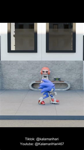 [Blender Test Animation] Sonic Makes an Entrance