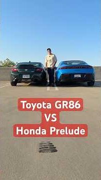 Honda Versus Toyota, coupe edition (GR86 versus Prelude) #cars #2026prelude #gr86