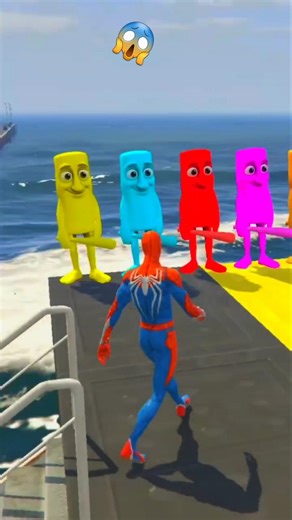 Spider-man gta5 ragdoll #spiderman #gta #gta5 #gtav #shorts