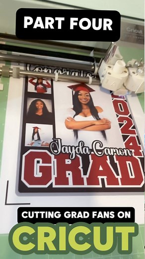 Make Graduation Fans using the Cricut | PART FOUR | Shea Walker