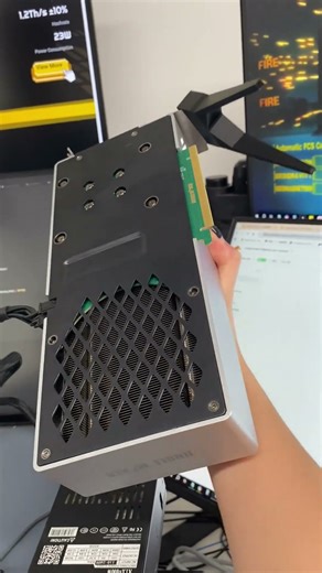 Engineer Desk Reveal: DOGE Miner That Looks Like a GPU