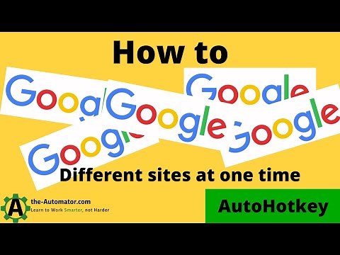 How to easily run multiple Google searches on different sites at one time