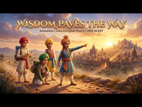 Wisdom Paves The Way Animation | Class 8 English Chapter | CBSE NCERT Poorvi