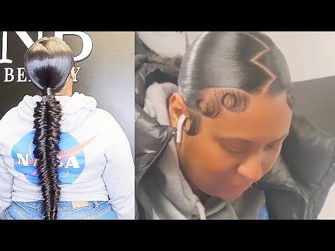 Detailed fishtail ponytail ￼ tutorial from start to finish