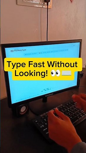 How to Type Fast Without Looking at Keyboard🔥✅| Touch Typing Practice📈💻