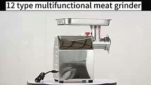 120kg/h Commercial Meat Mincer Machine Carrot Pork Mincing Meat Grinder Machine Garlic Meat Grinding  Machine Sausage Filling