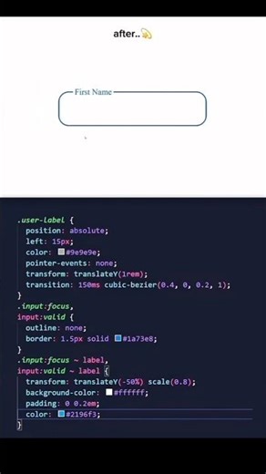 input: focus in CSS #css #webdesign