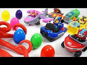 Giant Octopus appeared! Paw Patrol transform into Sea Patrol and surprise egg back - DuDuPopTOY