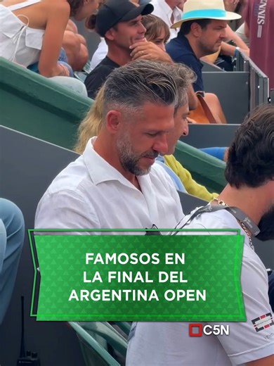 Famosos en la Final del Argentina Open