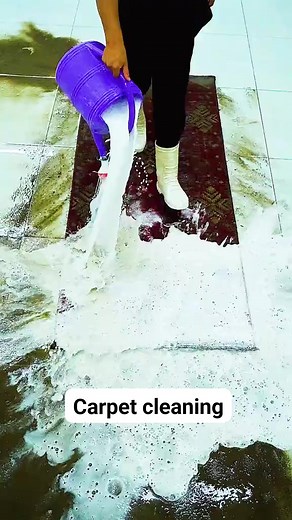 ASMR Cleaning DIRTY Rug – Foam Everywhere #satisfying #asmr #soclean | Carpetcleaning