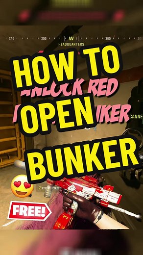How to Open Bunker Under Headquarters on Rebirth Island!