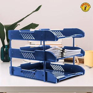 Keep your work desk neat and tidy with a 3 tier document file tray. Comes in 3 colors for you to choose. 9089040 - RM 18.77 🛒Shop Online for CHANYI 3 tier plastic document file tray at https://bit.ly/2I4Fw74 #mrdiy #alwayslowprices #3tier #documenttray #filetray | MR DIY