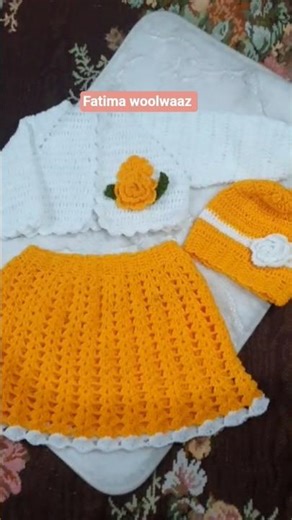 beautifull crochet frock for baby girl #crochet #canvas