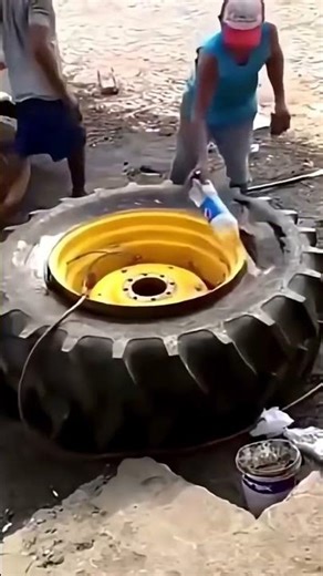 How to Patch a Tractor Tire Properly #shorts