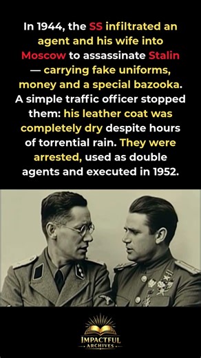 The SS sent an assassin to kill Stalin and a traffic cop stopped him #WWII