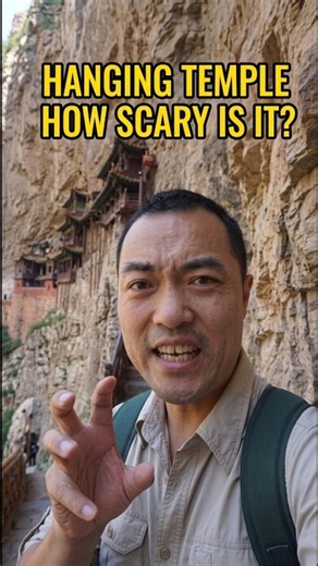 Walking on China’s 1,500-Year-Old Cliff Temple: How Terrifying Is It? | 登悬空寺到底有多刺激？