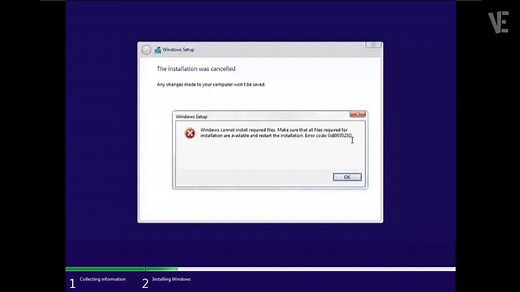 How To Fix Windows cannot install required files Error 0x8007025D in Windows 11 / 10 / 8 / 7 During 