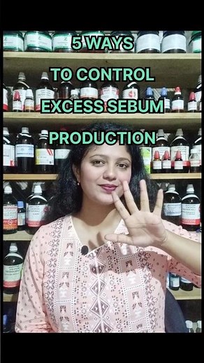 5 WAYS TO CONTROL EXCESS SEBUM PRODUCTION #sebum #oilyskin #oilyskintips #oilyskincareroutine #acne