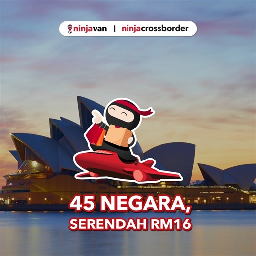 Nak hantar ke luar negara tanpa kos tinggi? ✈️🌍 Nikmati penghantaran pintu-ke-pintu ke 45 destinasi antarabangsa dengan kadar bermula dari hanya RM16. Sesuai untuk SMEs dan peniaga online, termasuk urusan kastam dan dokumen 📦 Ketahui lebih lanjut! https://tinyurl.com/nvcrossborderfeb3 | Ninja Van Malaysia