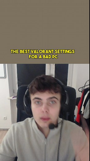 THE BEST VALORANT SETTINGS FOE A BAD PC #valorant #optimization #fyp