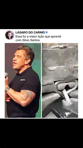 @lasarodocarmojr THE GREATEST LESSON FROM SILVIO #silviosantos #lasarodocarmo #fabricadecortes