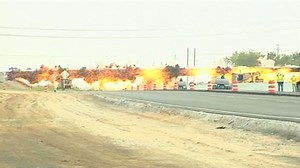 Bridge turned to rubble in seconds
