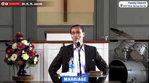 Does Marriage Work? | Dr. K N Jacob