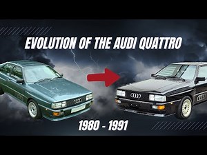 🏁 Audi Quattro Evolution 1980 - 1991 | The Birth of AWD Rally Legend