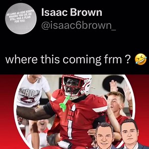 Former Louisville running back Isaac Brown reacts to comments made on ESPN 93.9, where radio hosts Drew Deener and Mark Blankenbaker discussed why or why not Brown chose to leave Louisville. “This wasn’t about Isaac it was more his people, they were prepared to keep going” “And that’s negotiating in bad faith, we made you an offer, now you want more….thats negotiating in bad faith, get the hell out” 😳 Audio Via ESPN LOUISVILLE | 35KY Sports