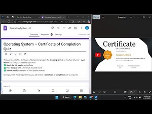 Operating System Completion Certificate | OS | GTU | GTU 100 Points Activity Certificate