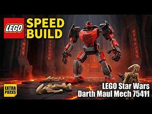 LEGO Star Wars 75411 Darth Maul Mech 🔴 | Satisfying Speed Build