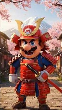 “Samurai Mario vs Dragon | Epic Pixar Style Adventure & Princess Rescue”