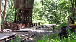 Today Todd took the Doodlebug out for an extended test run. Several employees and a few volenteers went along. It seems to be about ready for duty. | Colebrookdale Railroad - The Secret Valley Line