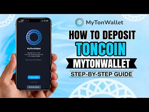 How to Deposit Toncoin $TON on MyTonWallet: Step-by-Step Guide for Beginners ✅