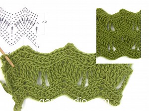 How to crochet a wave pattern