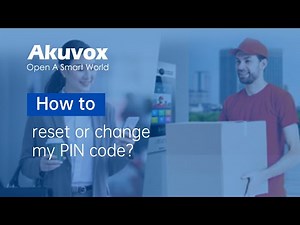 How do I reset or change my PIN code
