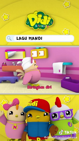 Lagunya Didi dan Friends: Suka Mandi Bersih dan Wangi!