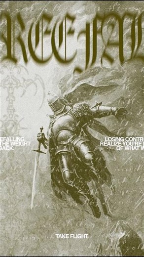 simple poster design on photoshop - freefall (design timelapse)