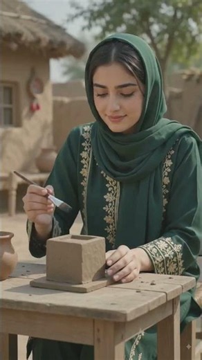 🥹Watch till end🕋✨Kaaba miniature from clay | Islamic Ai Art #short #kaaba #viral #masjidalharam #art
