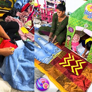 233K views · 1.2K reactions | How to Make Bean Bag at Home - Old Jeans reuse ideas #jeans #beanbag #diy #oldclothe #reuse ##upcycling #sewing #crafts | Artefact | Facebook