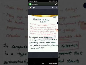 Unit 4-5 Introduction to Garbage Collection