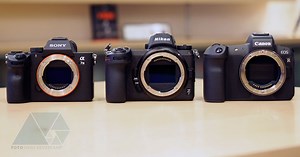 Here's the Sony a7 III, Nikon Z7, and Canon EOS R Side-by-Side