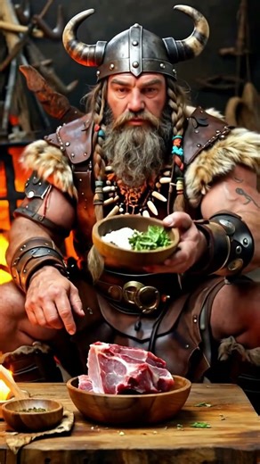 Viking Traditional Cooking Method 🔥 Ancient Fire & Primal Feast ⚔️
