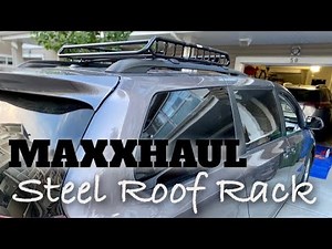 MAXXHAUL STEEL ROOF RACK (Unboxing & Set Up, Not Instructional)