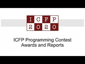 ICFP Programming Contest Awards and Reports